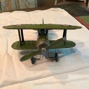 Antique WW1 Nieuport 28 French Metal Bi-plane